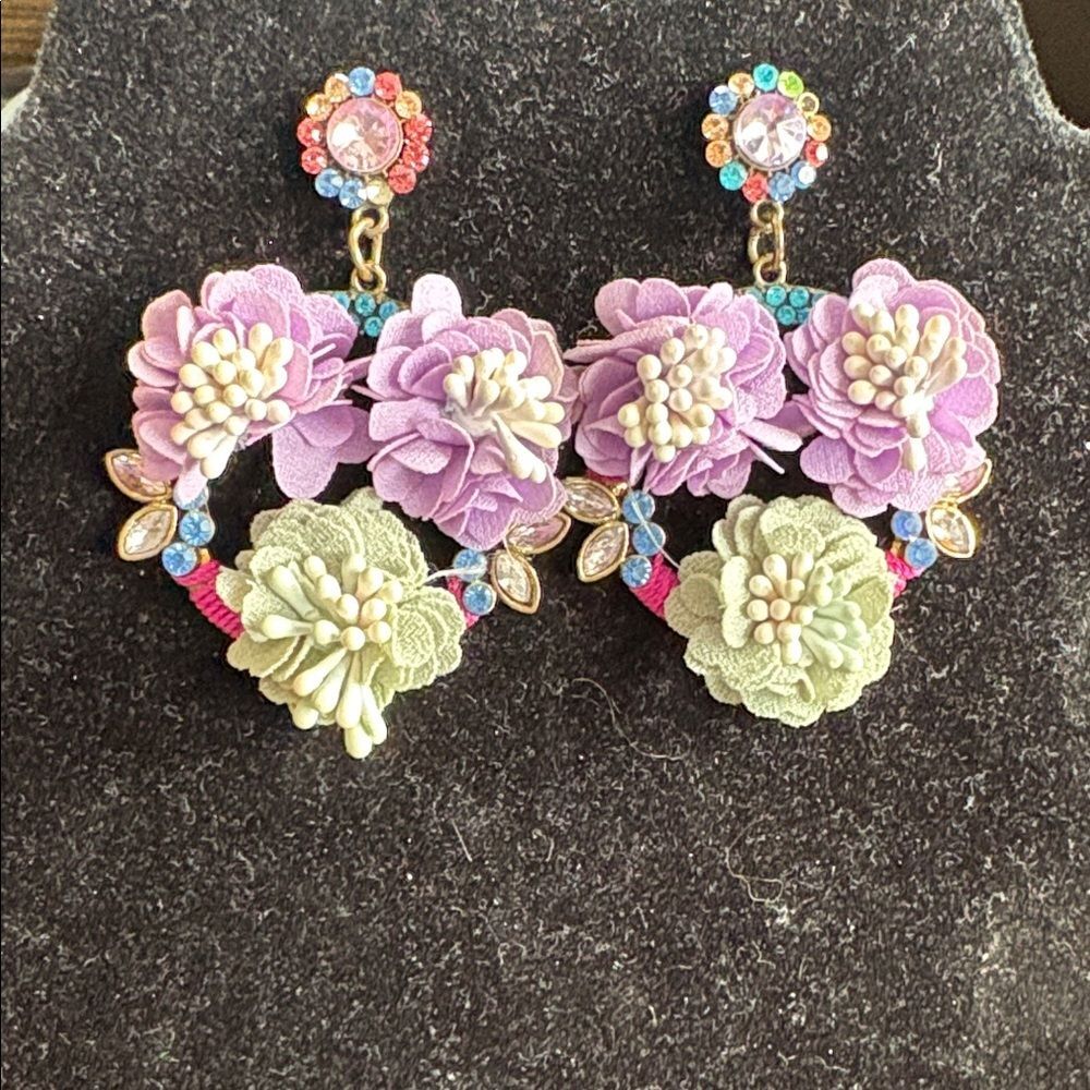 Floral Statement Earrings
